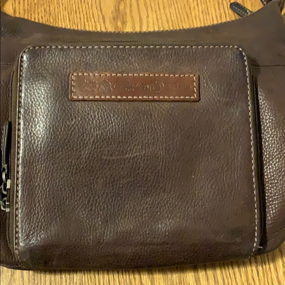 Heavy duty brown leather fossil purse - Picture 2 of 10